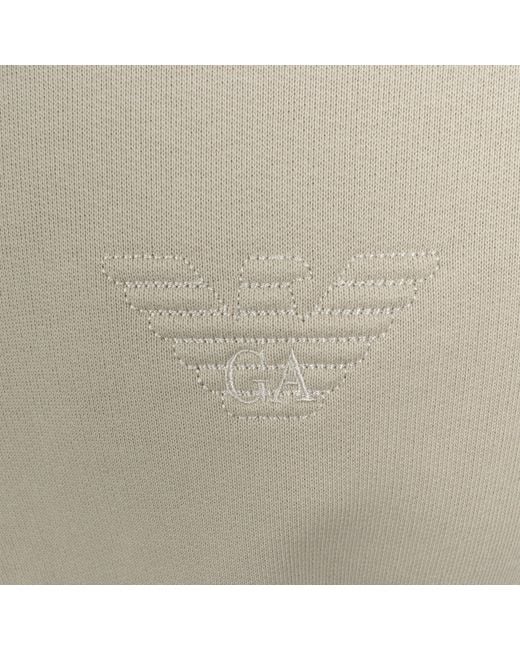 Armani Natural Emporio Eagle Logo Hoodie for men