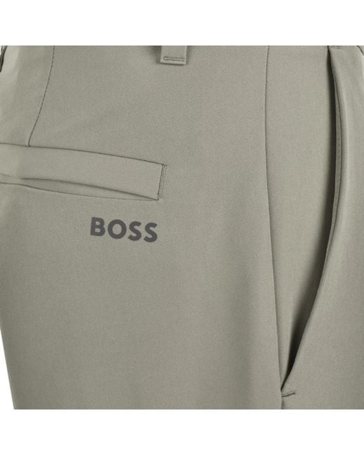Boss Gray Boss Commuter 10.5 Inch Shorts for men