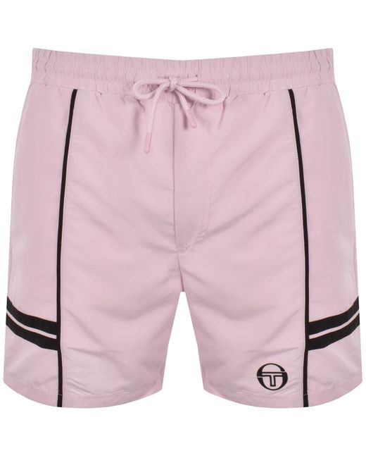 Sergio Tacchini Pink Romolo Swim Shorts Light for men