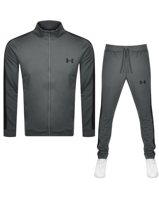 under armour tracksuit mens grey