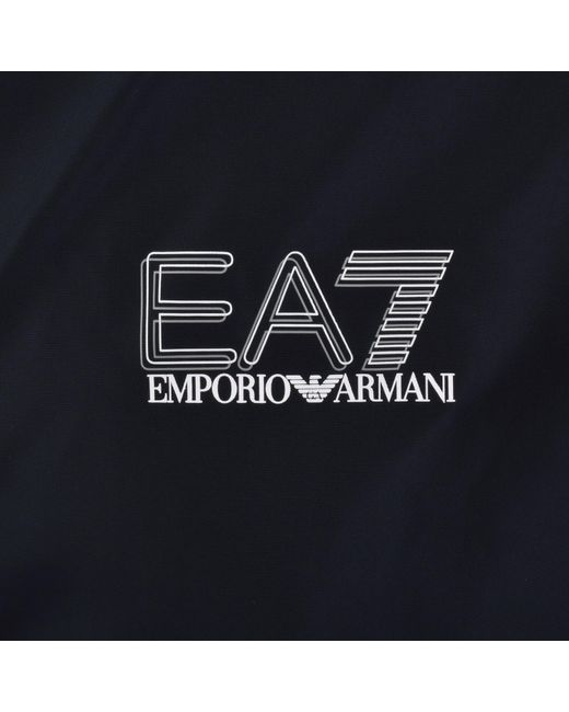 EA7 Blue Emporio Armani Logo Jacket for men