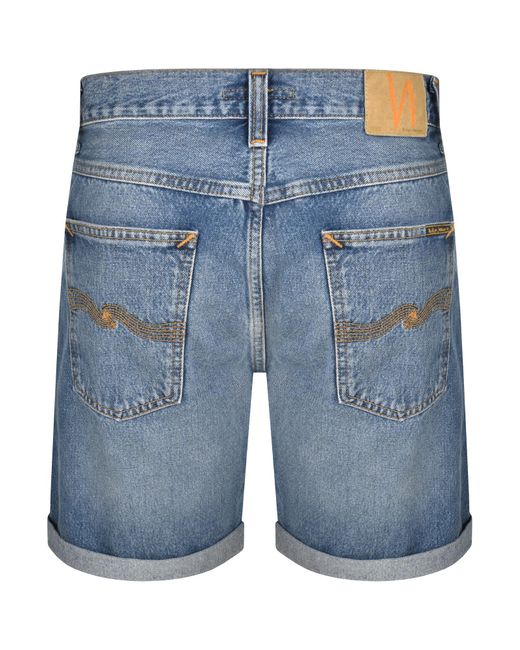 Nudie Jeans Blue Jeans Josh Denim Shorts for men