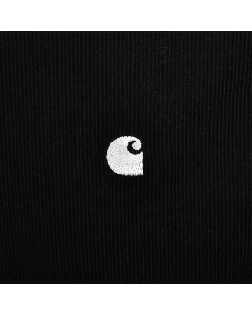 Carhartt Black Long Sleeve Cord Shirt for men