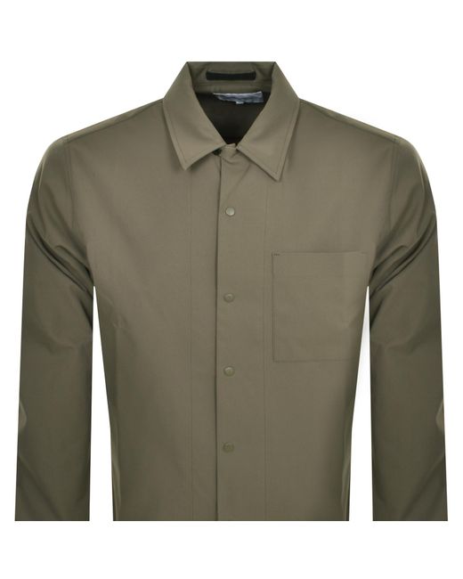 Norse Projects Green Carsten Solotex Twill Shirt for men