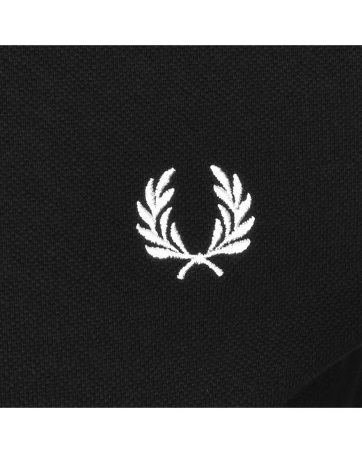 Fred Perry Black Full Zip Hoodie for men