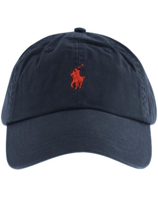 Ralph Lauren Blue Classic Baseball Cap for men