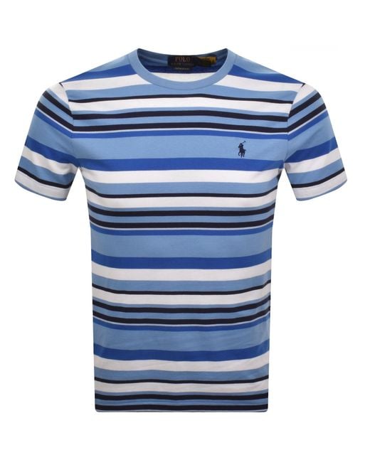 Ralph Lauren Blue Short Sleeve T Shirt for men