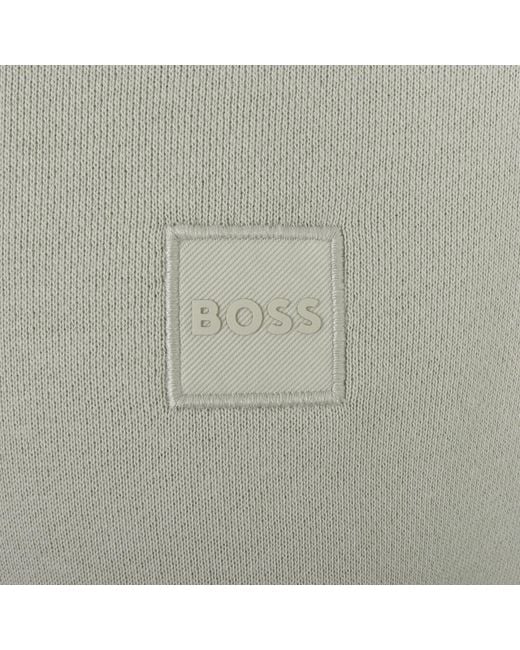 Boss Gray Boss Wetalk Pullover Hoodie Light for men