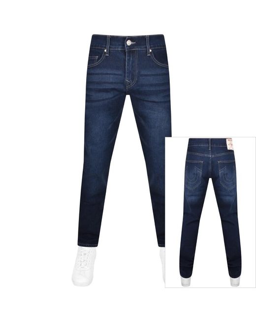 True Religion Blue Rocco Skinny Jeans for men