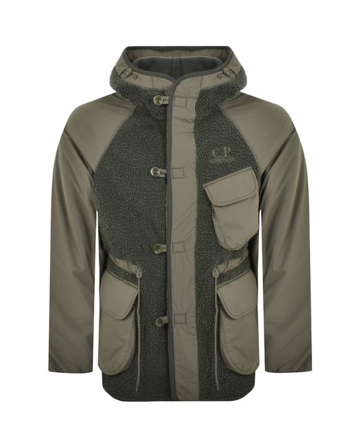 C P Company Green Cp Company Polar Shell Jacket for men