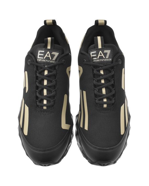 EA7 Black Emporio Armani Ultimate Trainers for men