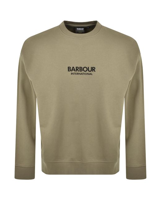 Barbour Green Formula Sweatshirt for men