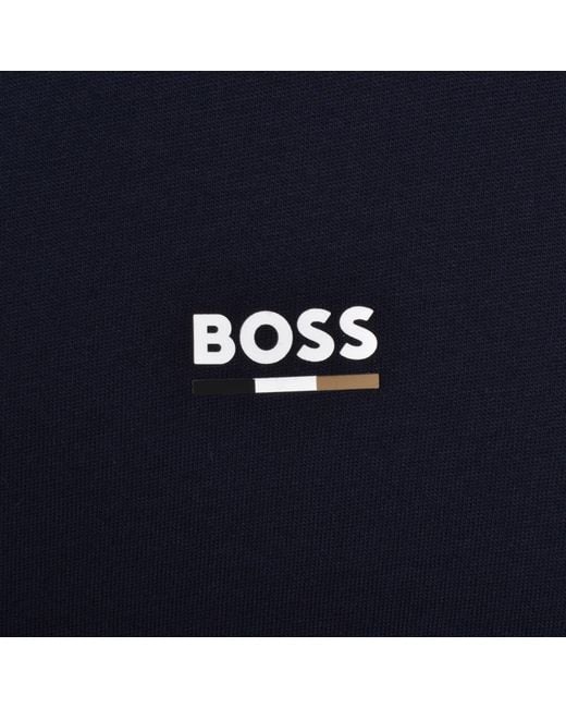 BOSS BUSINESS Blue Boss Iconic Sweatshirt for men