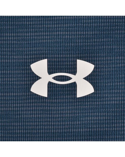 Under Armour Blue Tech Textured T Shirt for men