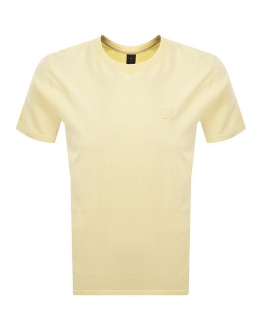 Moose Knuckles Yellow Duluth T Shirt for men