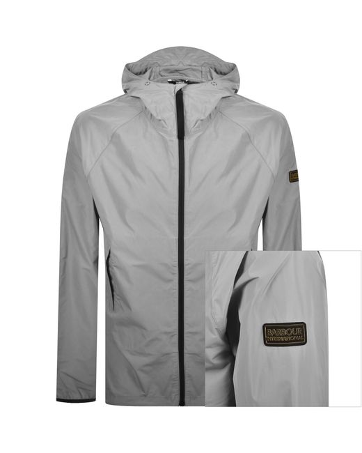 Barbour Gray Porter Jacket for men