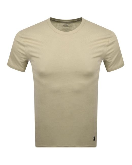 Ralph Lauren Blue 3 Pack Short Sleeve T Shirts for men