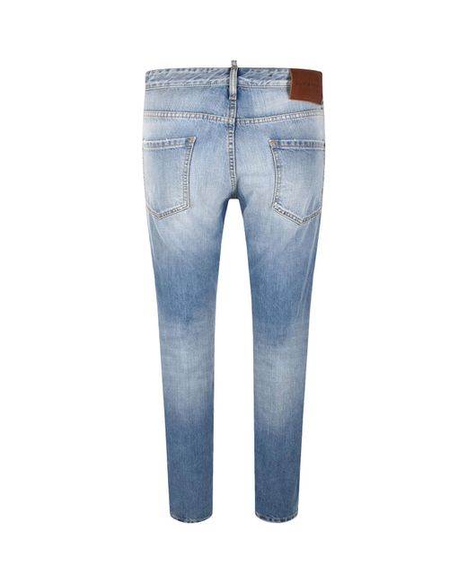 DSquared² Blue Cool Guy Slim Fit Jeans for men