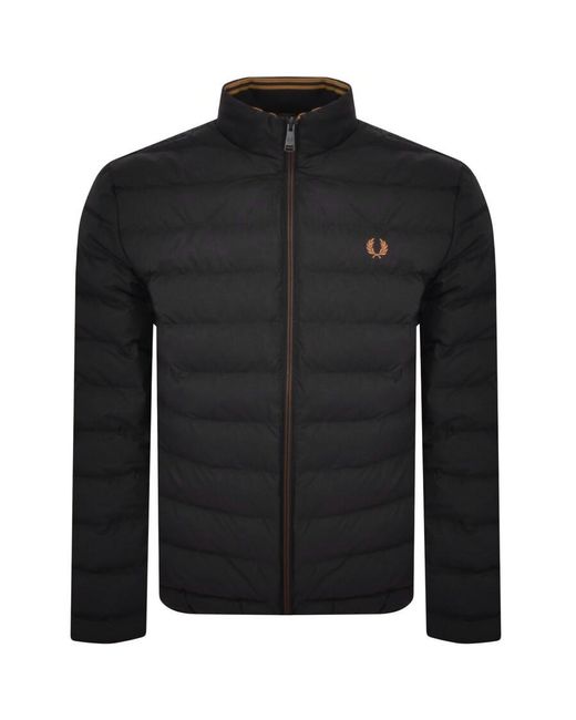 Fred Perry Black Insulated Jacket for men