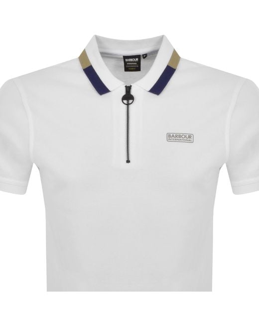 Barbour Blue Smith Polo T Shirt for men