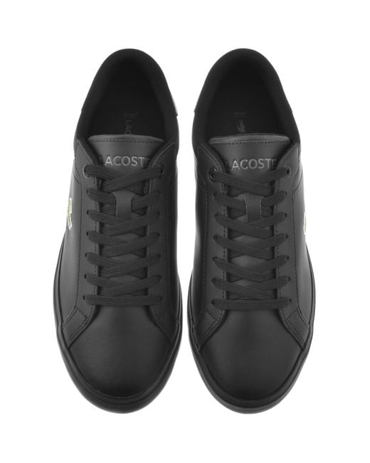 Lacoste Black Powercourt 125 2 Trainers for men