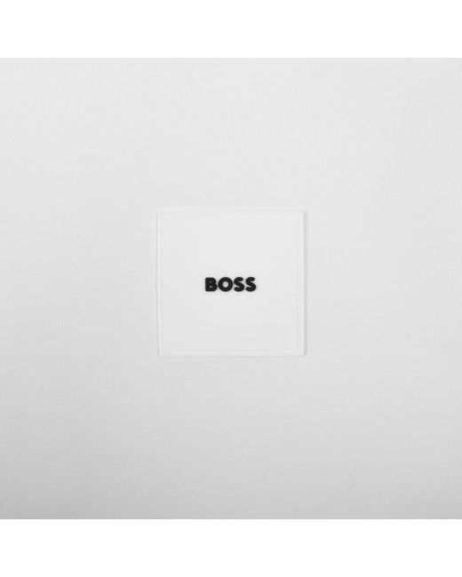 Boss White Boss Tee Rib Ac T Shirt for men