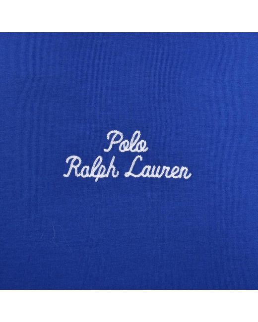 Ralph Lauren Blue Pullover Hoodie for men