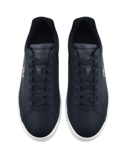 Lacoste Lerond Trainers in Blue for Men Lyst UK