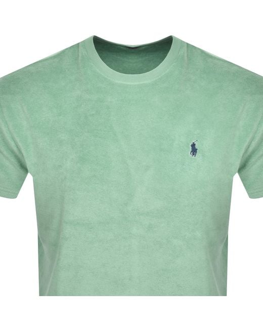 Ralph Lauren Green Crew Neck T Shirt for men