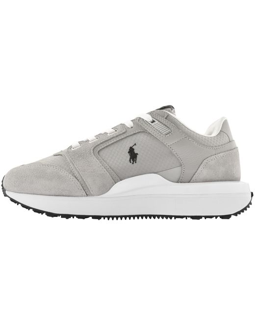 Ralph Lauren Gray Train 89 Trainers for men