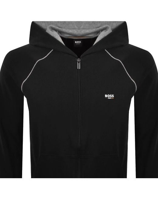 BOSS BUSINESS Black Boss Oliver Hooded Tracksuit for men