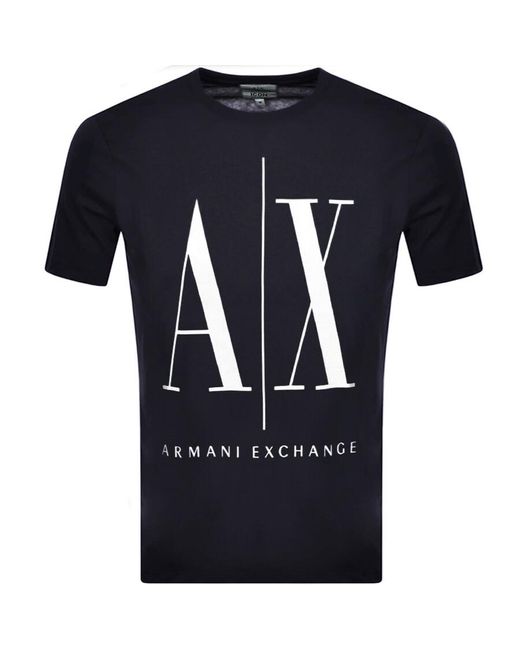 armani exchange navy blue shirt