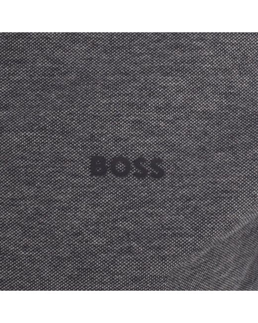 Boss Gray Boss Oxford New Polo for men