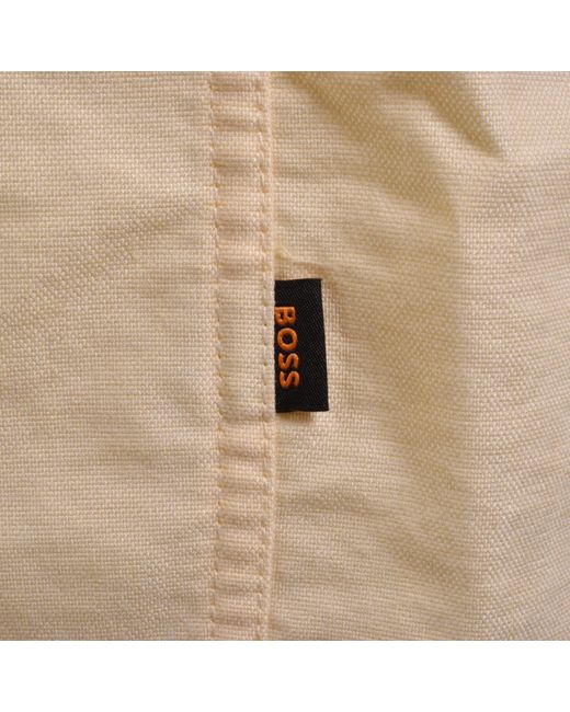Boss Natural Boss Rayer M Short Sleeve Shirt for men