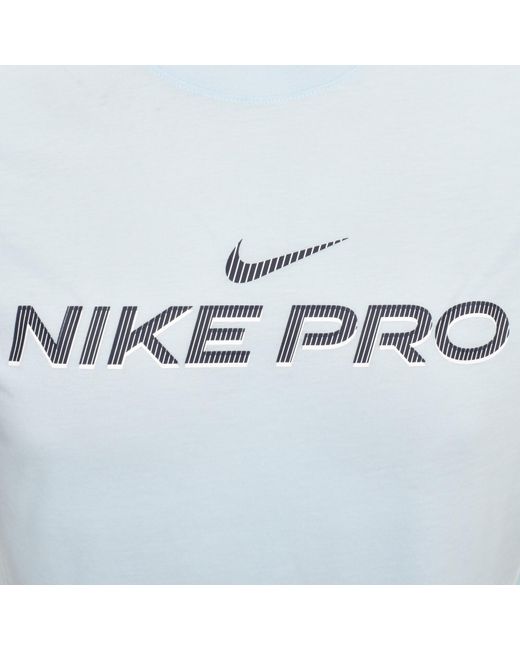 Nike Blue Training Dri Fit Pro T Shirt for men
