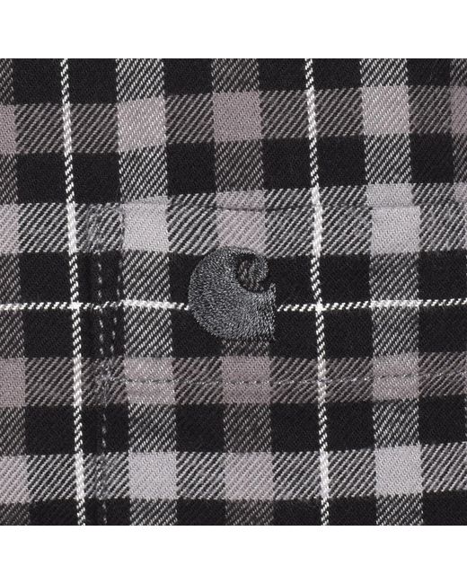 Carhartt Black Widmark Long Sleeve Shirt for men