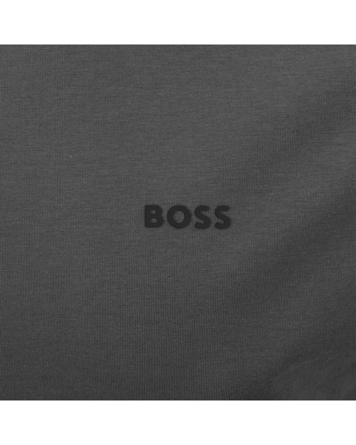 Boss Gray Boss Regular Fit T Shirt Open for men