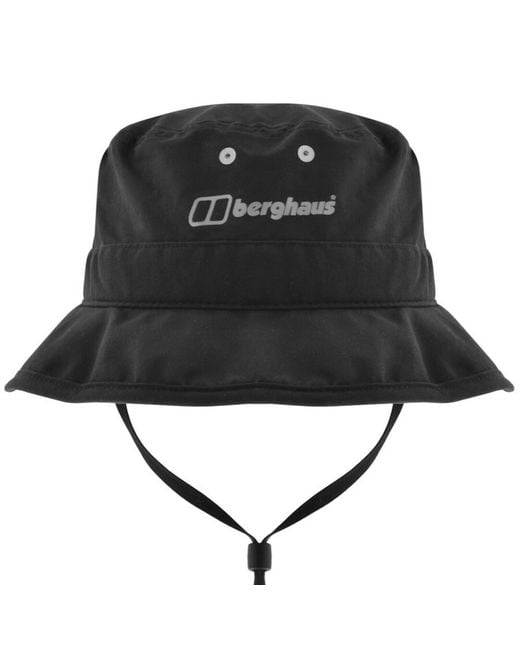 Berghaus Black Ortler Boonie Bucket Hat for men