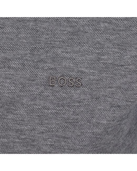 BOSS BUSINESS Gray Boss Prout 141 Polo T Shirt for men