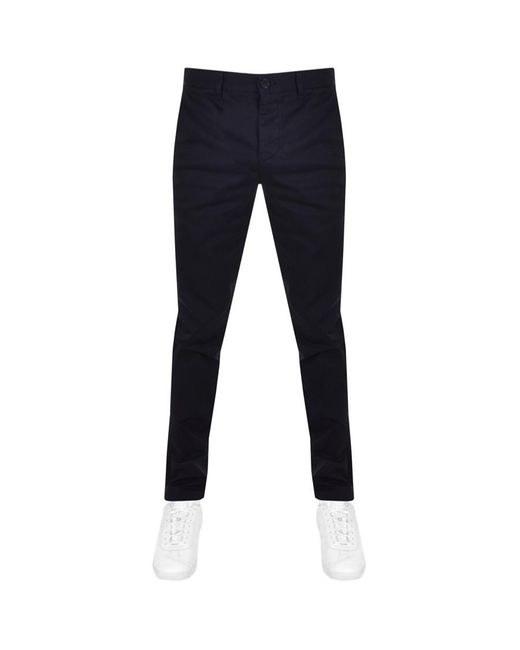 Lacoste Cotton Slim Fit Logo Chinos in 