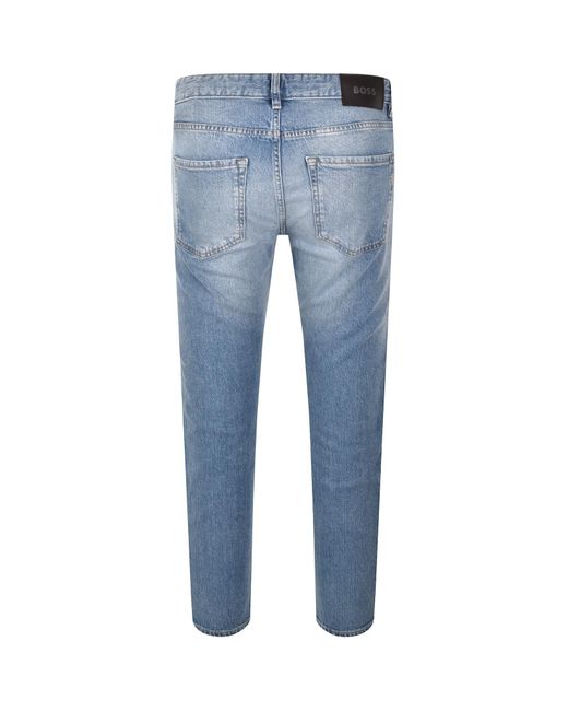 BOSS BUSINESS Blue Boss Delaware Slim Fit Jeans for men
