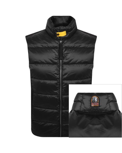 Parajumpers Black Jeordie Down Gilet for men