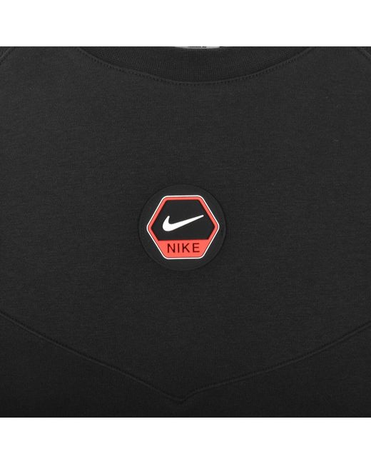 Nike Black Sportswear Crew Neck Sweatshirt for men