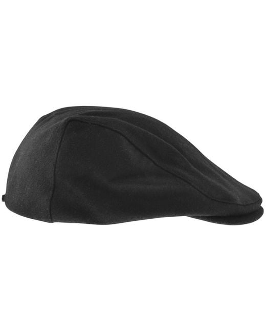 Ted Baker Black Alfreds Flat Cap for men