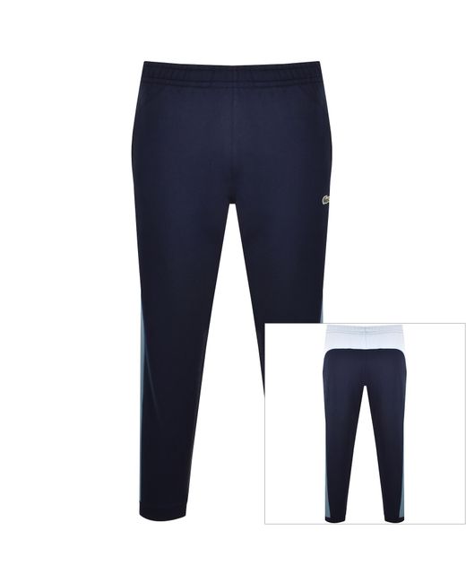 Lacoste Blue Colour Block Joggers for men