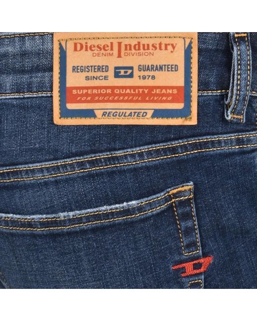 DIESEL Blue 1979 Sleenker Denim Jeans for men