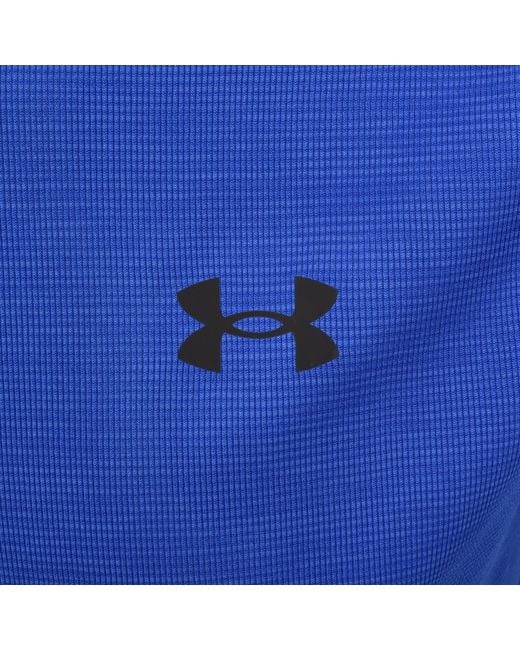 Under Armour Blue Tech Textured T Shirt for men