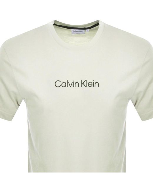 Calvin Klein Green Hero Logo Comfort Fit T Shirt for men