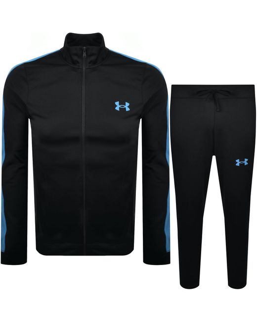 Under Armour Black Rival Knit Tracksuit for men