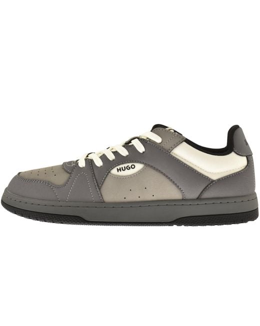 HUGO Brown Hadrian Tennis Trainers for men
